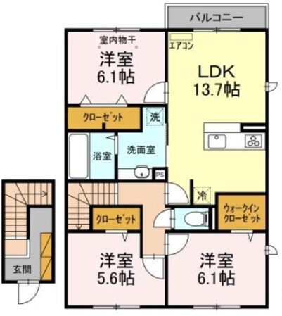 アレグリアの物件間取画像